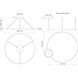 Cerchio LED 47.25 inch White Pendant Ceiling Light