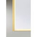 Paulding 72 X 30 inch Gold LED Mirror