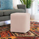 Universal Seascape Sand Outdoor Cube Ottoman Replacement Slipcover, Ottoman Not Included