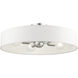 Venlo 4 Light 22 inch Brushed Nickel Semi Flush Ceiling Light