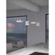 Counterpoint LED 42 inch Bright Satin Aluminum Pendant Ceiling Light