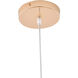 Canada LED 24 inch Gold LED Chandelier Ceiling Light