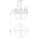 Alora Mood Plisse 4 Light 22.5 inch Chrome Chandelier Ceiling Light