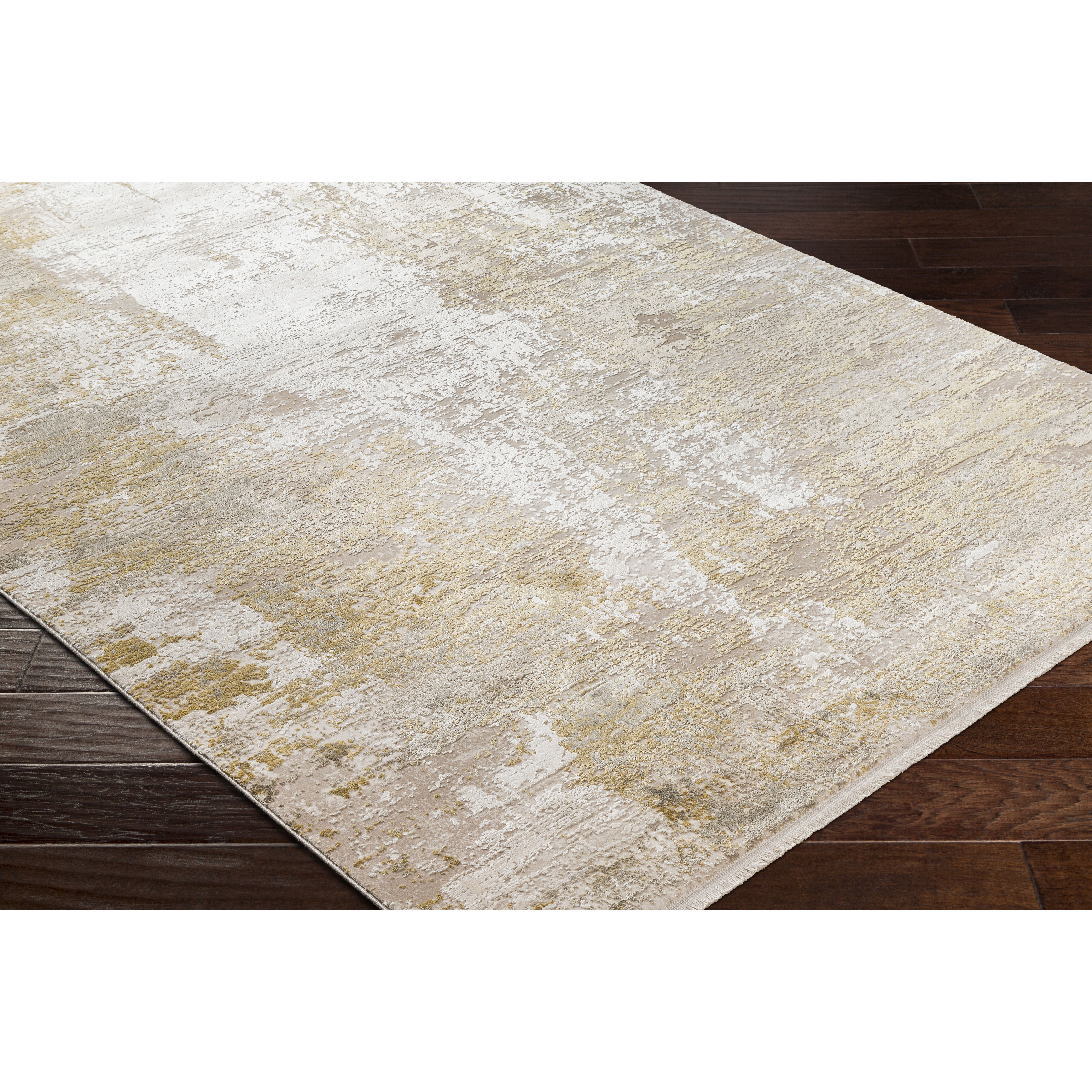 Solar 134 X 90 inch Ivory Rug, Rectangle