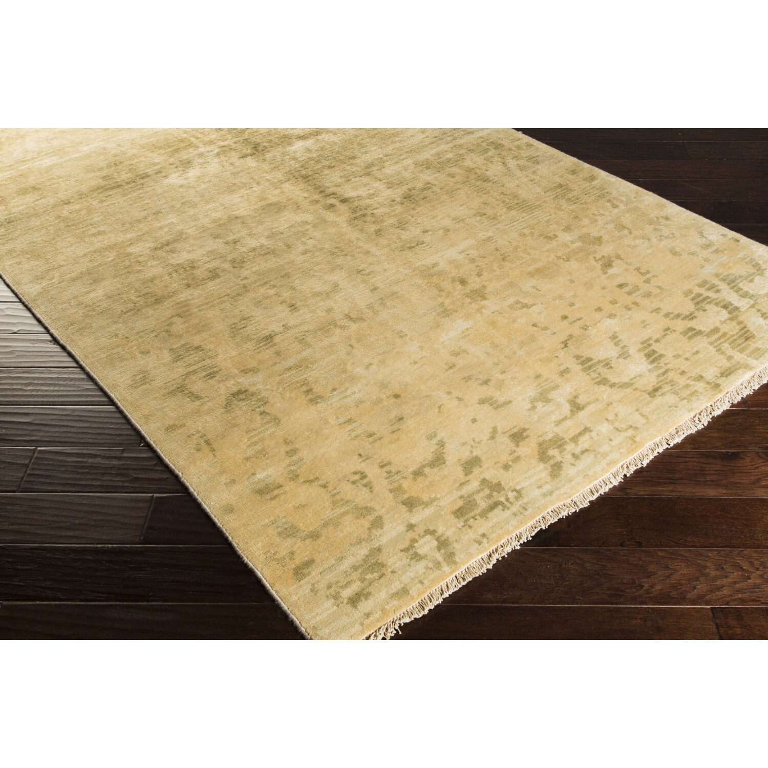 Cheshire Wheat / Olive Handmade Rug