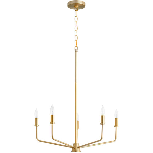 Harmony 5 Light 25 inch Aged Brass Chandelier Ceiling Light