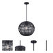 Leona 1 Light 15 inch Black Pendant Ceiling Light