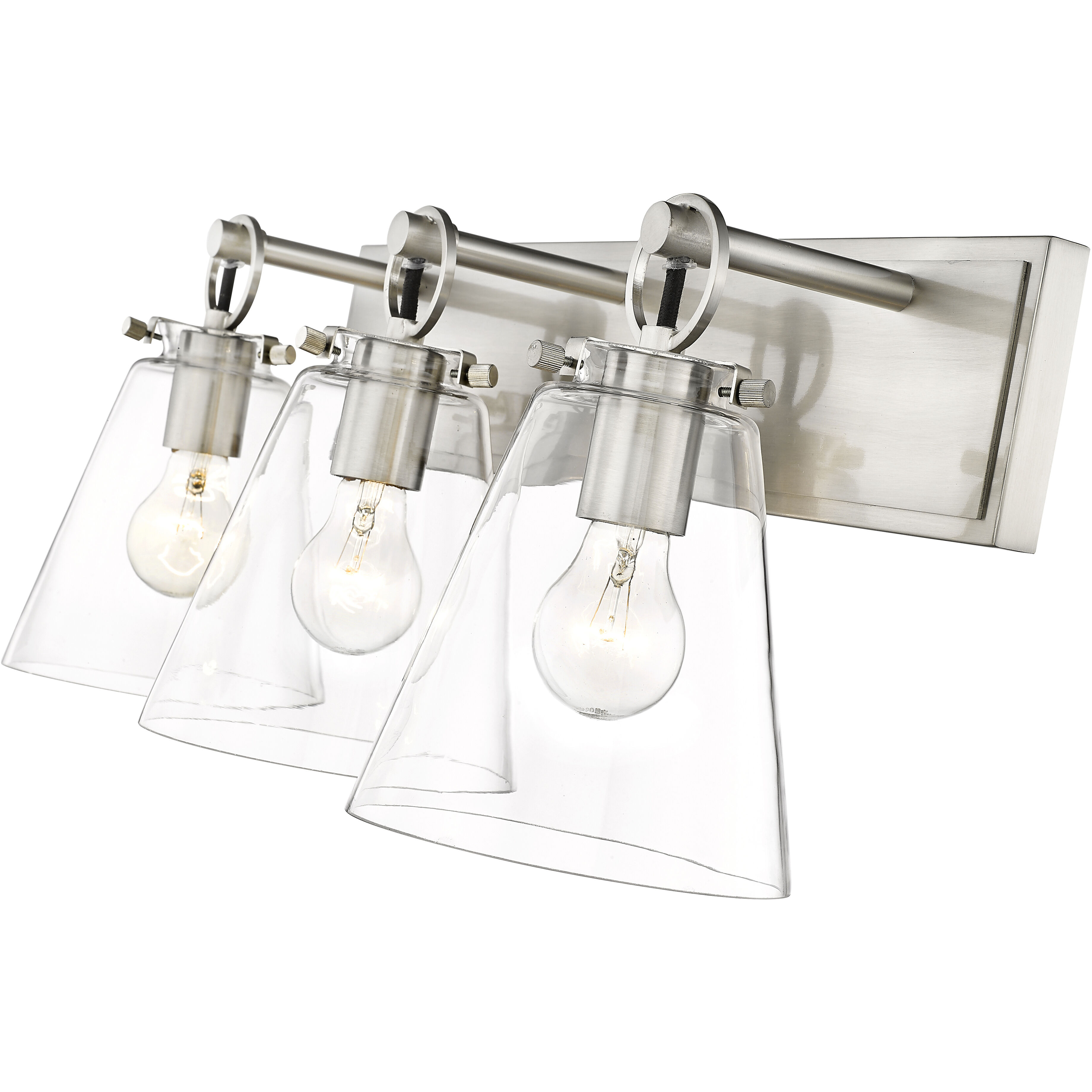 Harper 3 Light 23 inch Brushed Nickel Vanity Wall Light