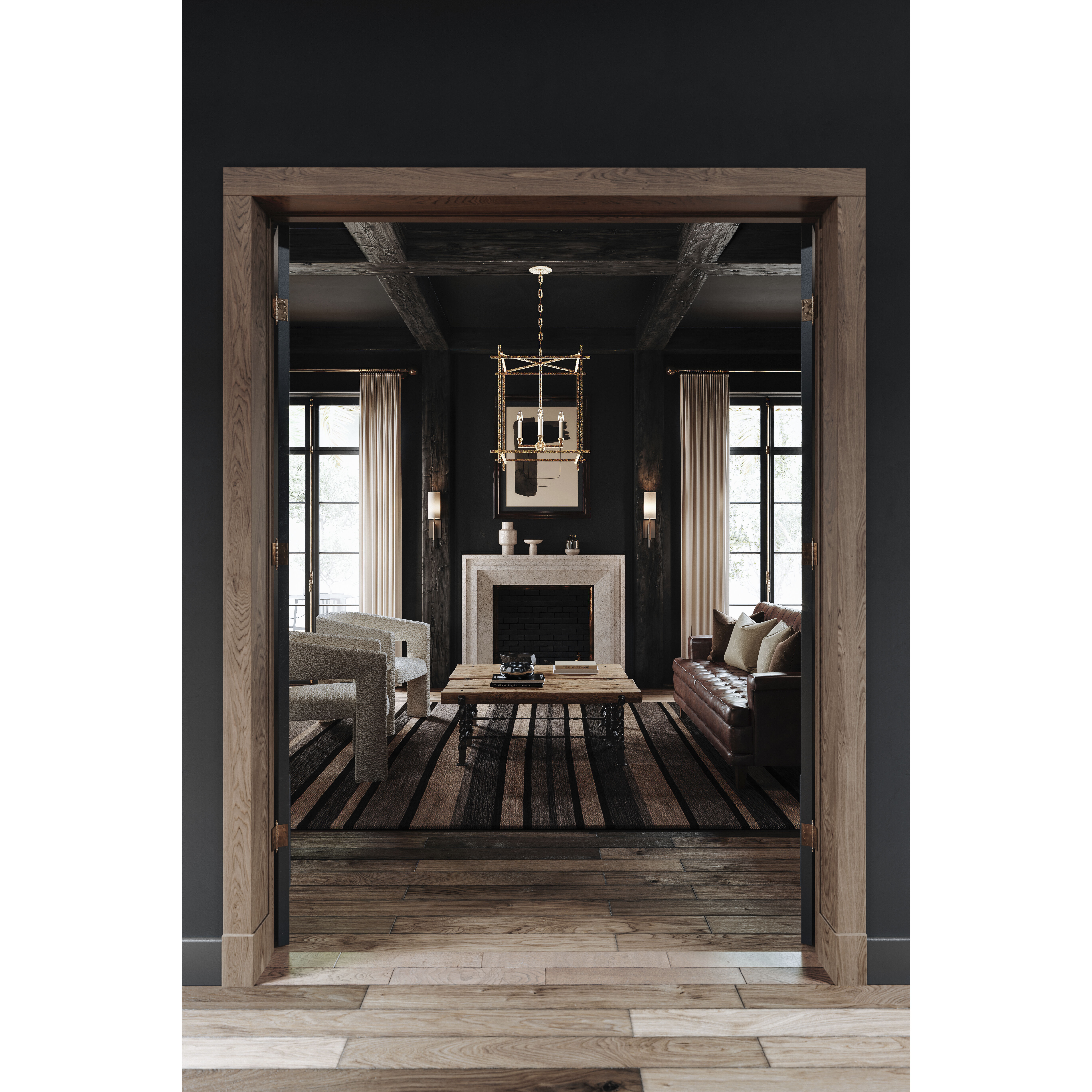 Cosmo 1 Light 6 inch Soft Black Wall Sconce Wall Light