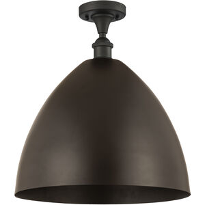 Ballston Dome LED 16 inch Oil Rubbed Bronze Semi-Flush Mount Ceiling Light