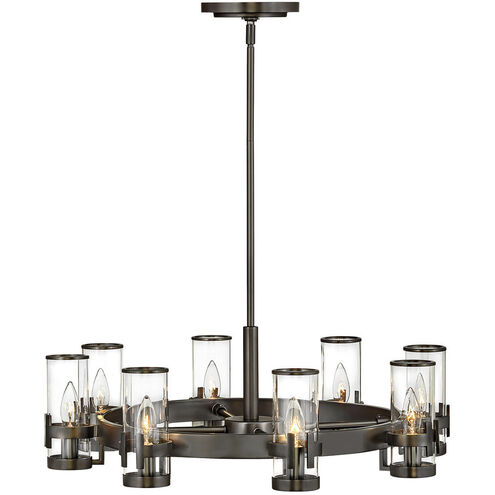 Reeve 8 Light 27 inch Black Oxide Indoor Chandelier Ceiling Light