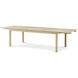 Montauk 120 X 42 inch Lighthouse Extension Dining Table, Wooden