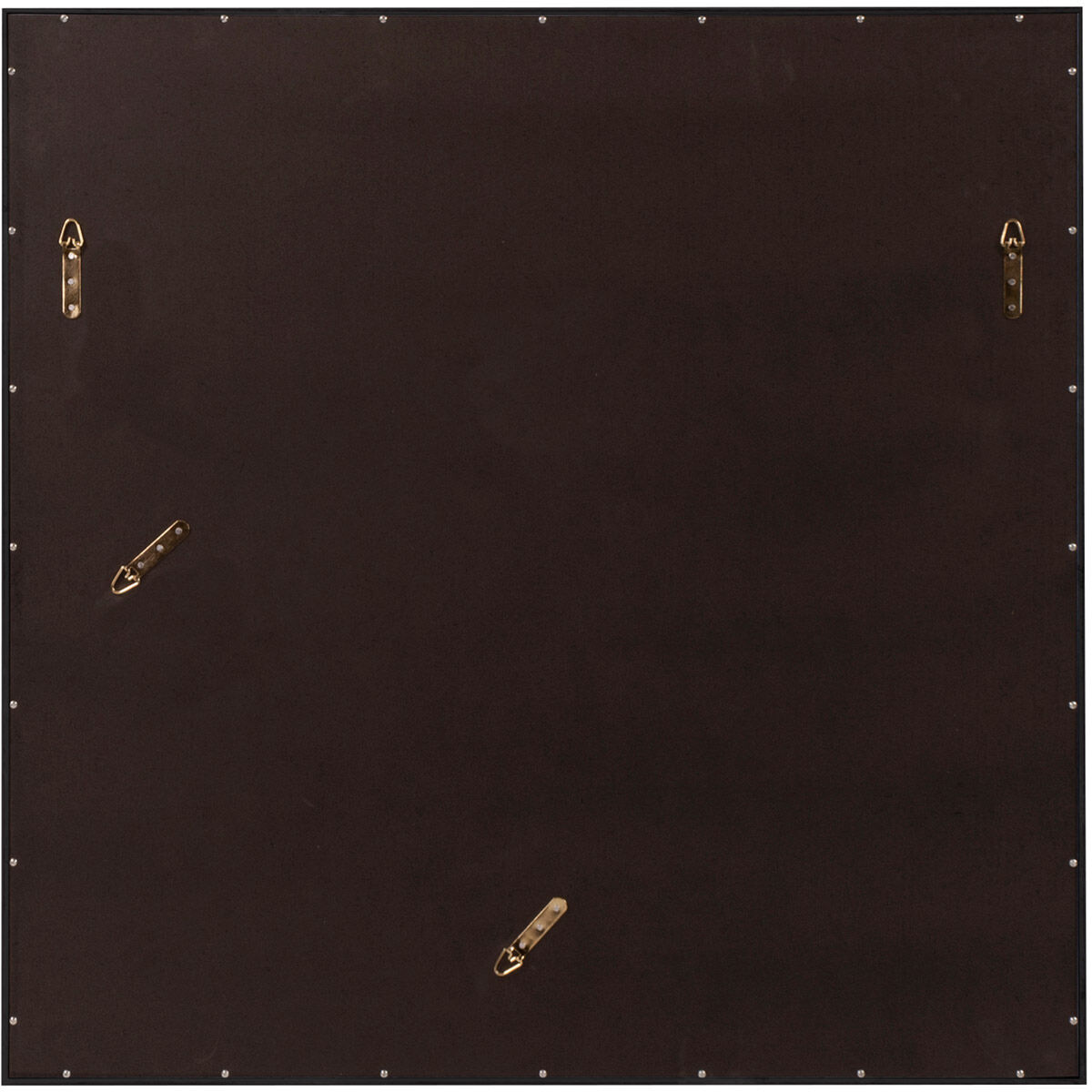 Isa 40 X 40 inch Glossy Black Wall Mirror 