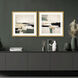 Lovely Landscape Beige and Black and Brown and Green Framed Art