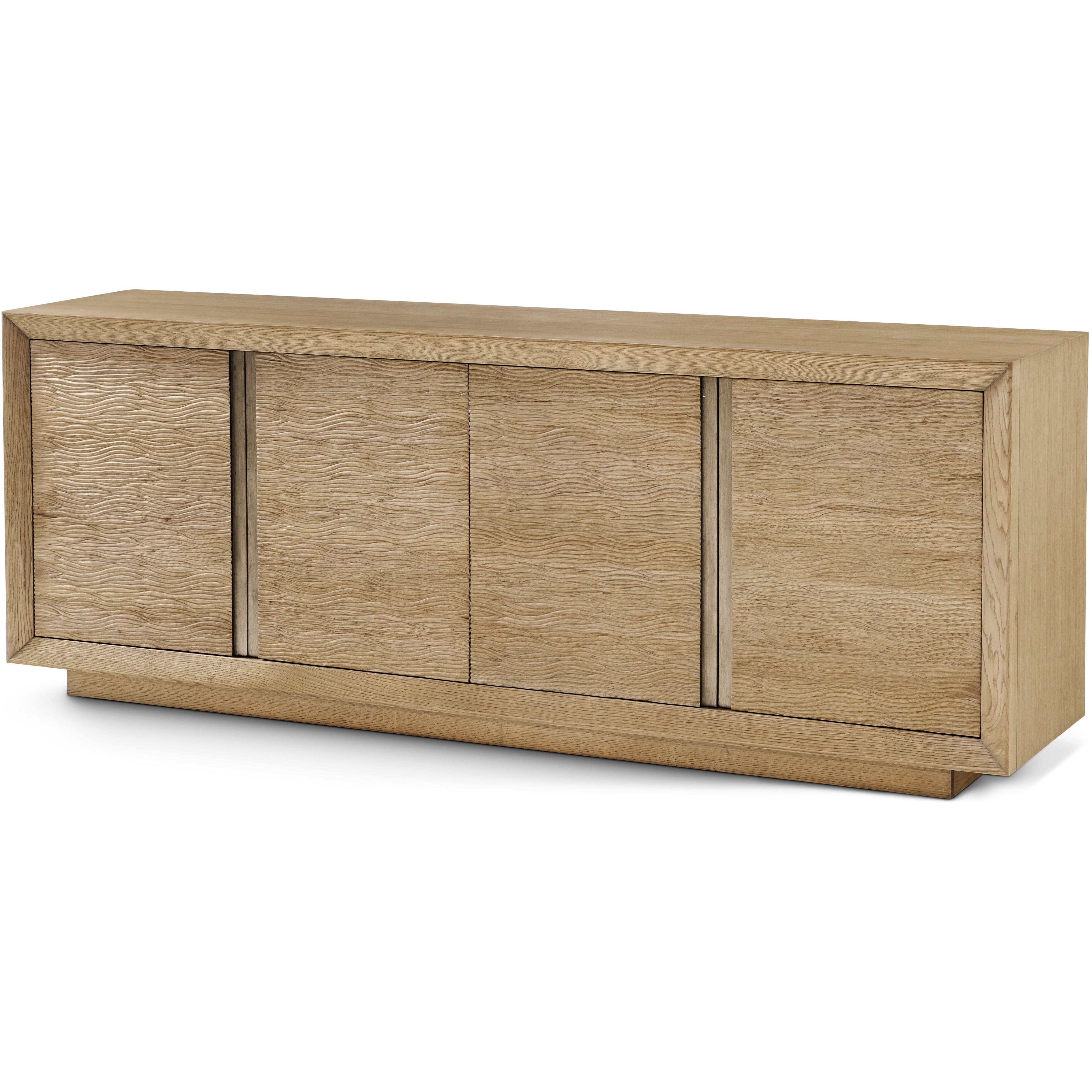 Essence 90.25 inch Blonde Media Cabinet, Wooden