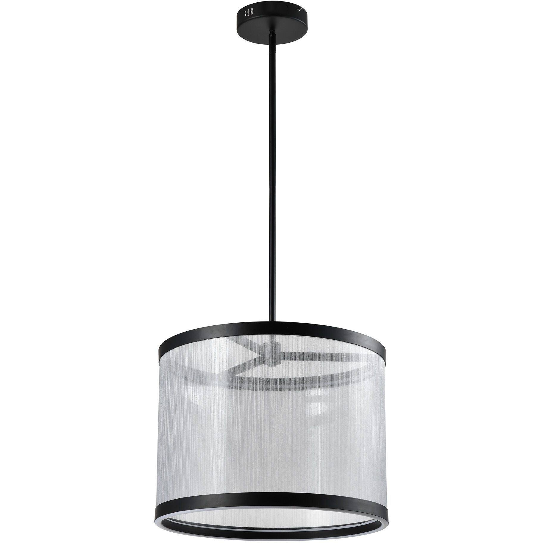 Cora LED 17.7 inch Black and Black Pendant Ceiling Light
