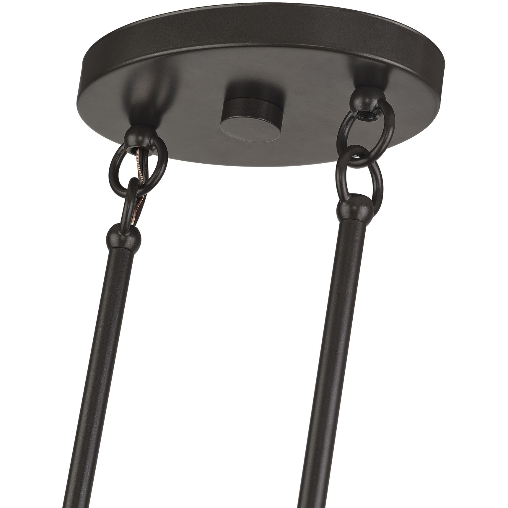 Florell 3 Light 47 inch English Bronze Linear Chandelier Ceiling Light, Extra Large