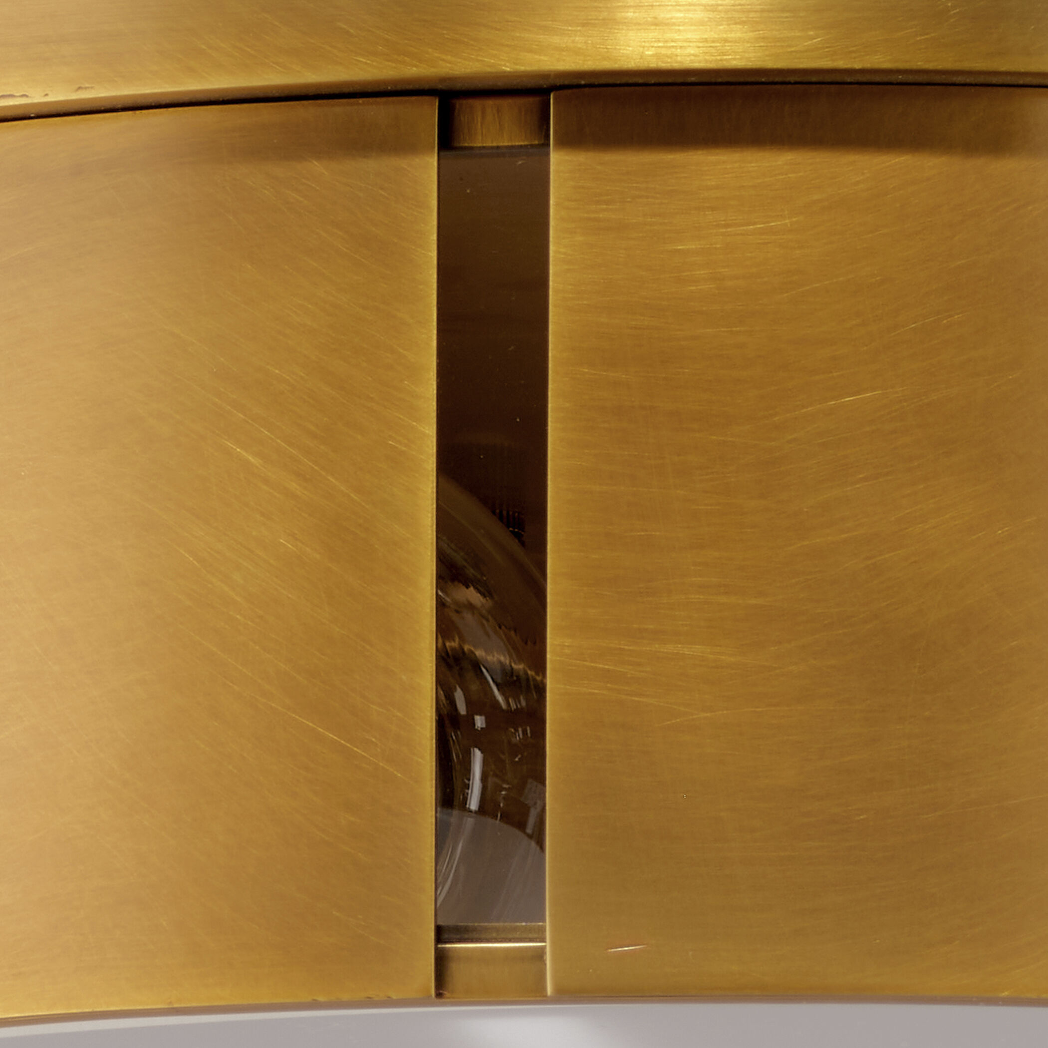 Orbit 2 Light 14 inch Antique Brass Flush Mount Ceiling Light, Small