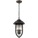 Dylan 3 Light 10 inch Oil-Rubbed Bronze Exterior Hanging Lantern in Oil Rubbed Bronze