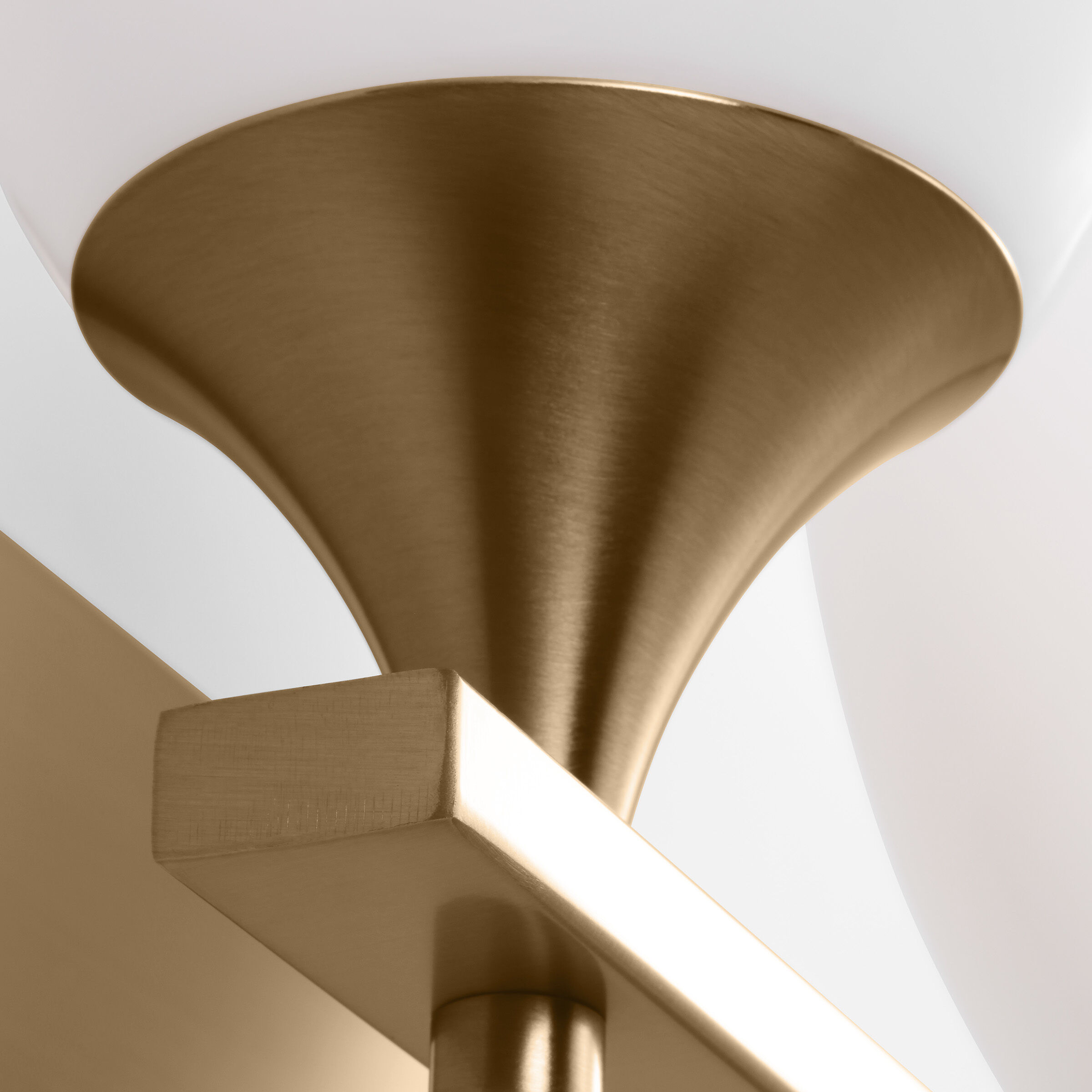 Drew & Jonathan Toffino 2 Light 16 inch Satin Brass Wall Bath Fixture Wall Light