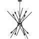 Astra 8 Light 42.38 inch Matte Black Chandelier Ceiling Light, Design Series