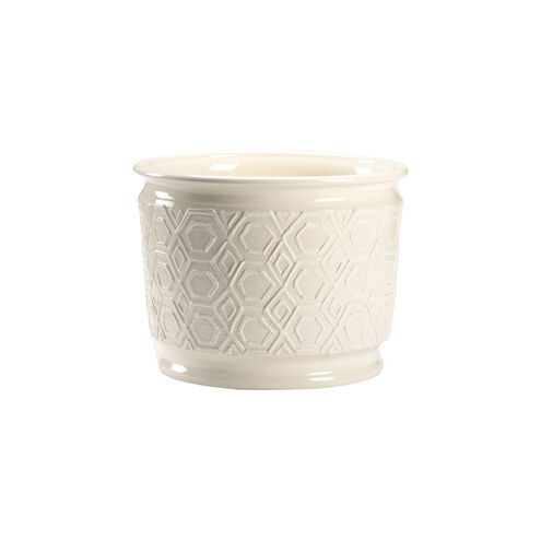 Chelsea House White Glaze Planter