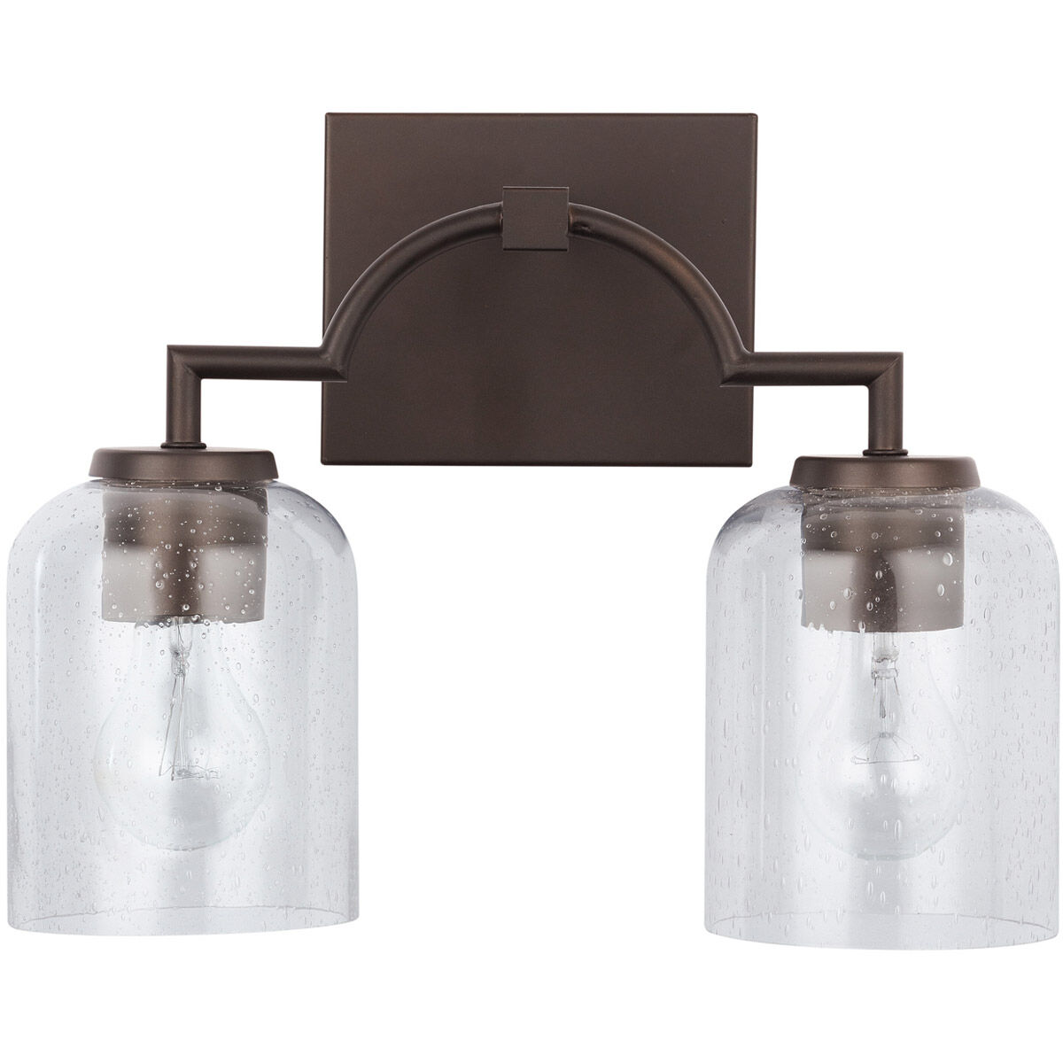 Carter 2 Light 14 inch Bronze Vanity Light Wall Light