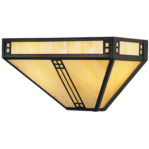 Prairie 2 Light 12 inch Bronze Wall Mount Wall Light in Tan
