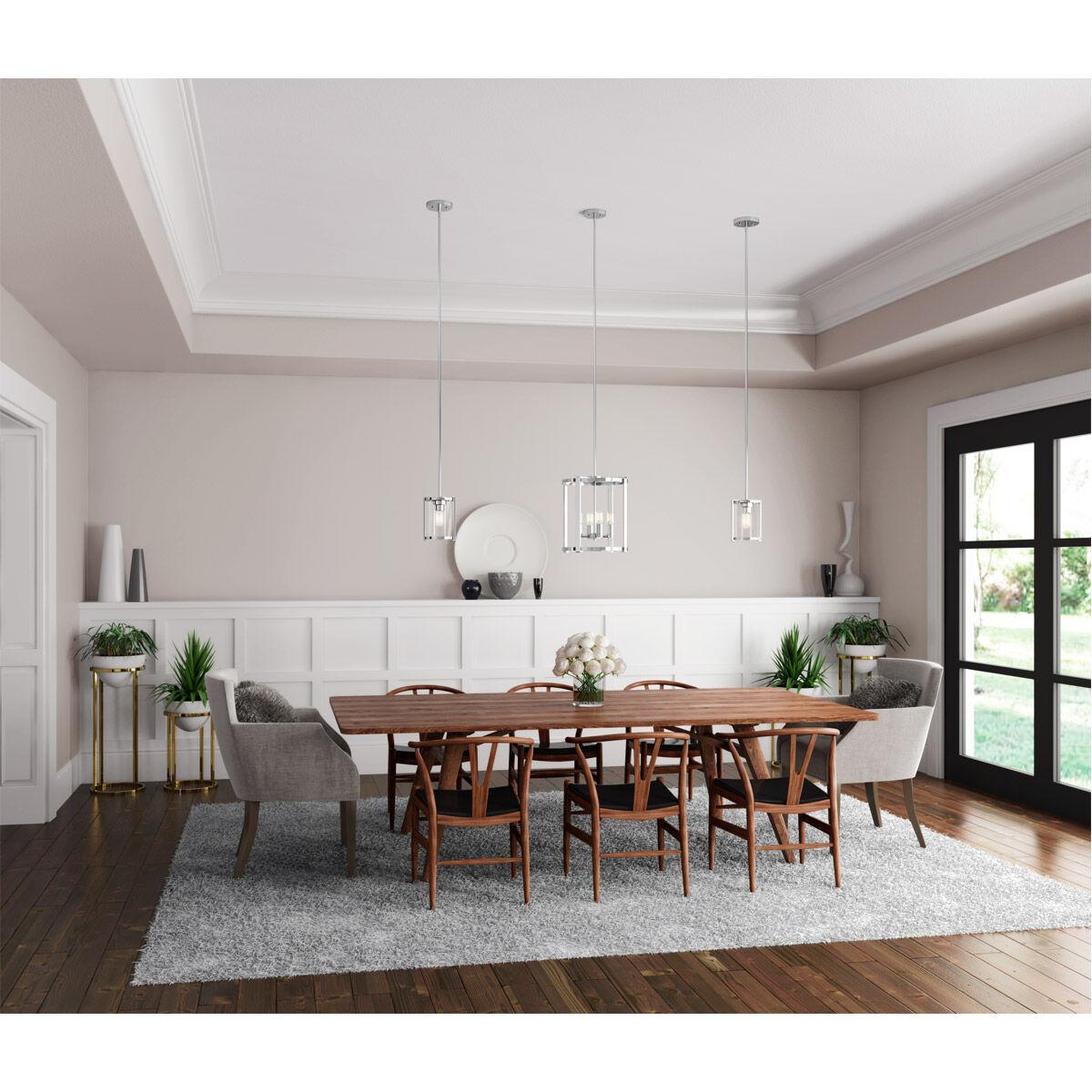 Astwood 4 Light 16 inch Polished Nickel Chandelier Ceiling Light