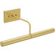 Slim-line 30 watt 14 inch Satin Brass Picture Light Wall Light in 2.75 