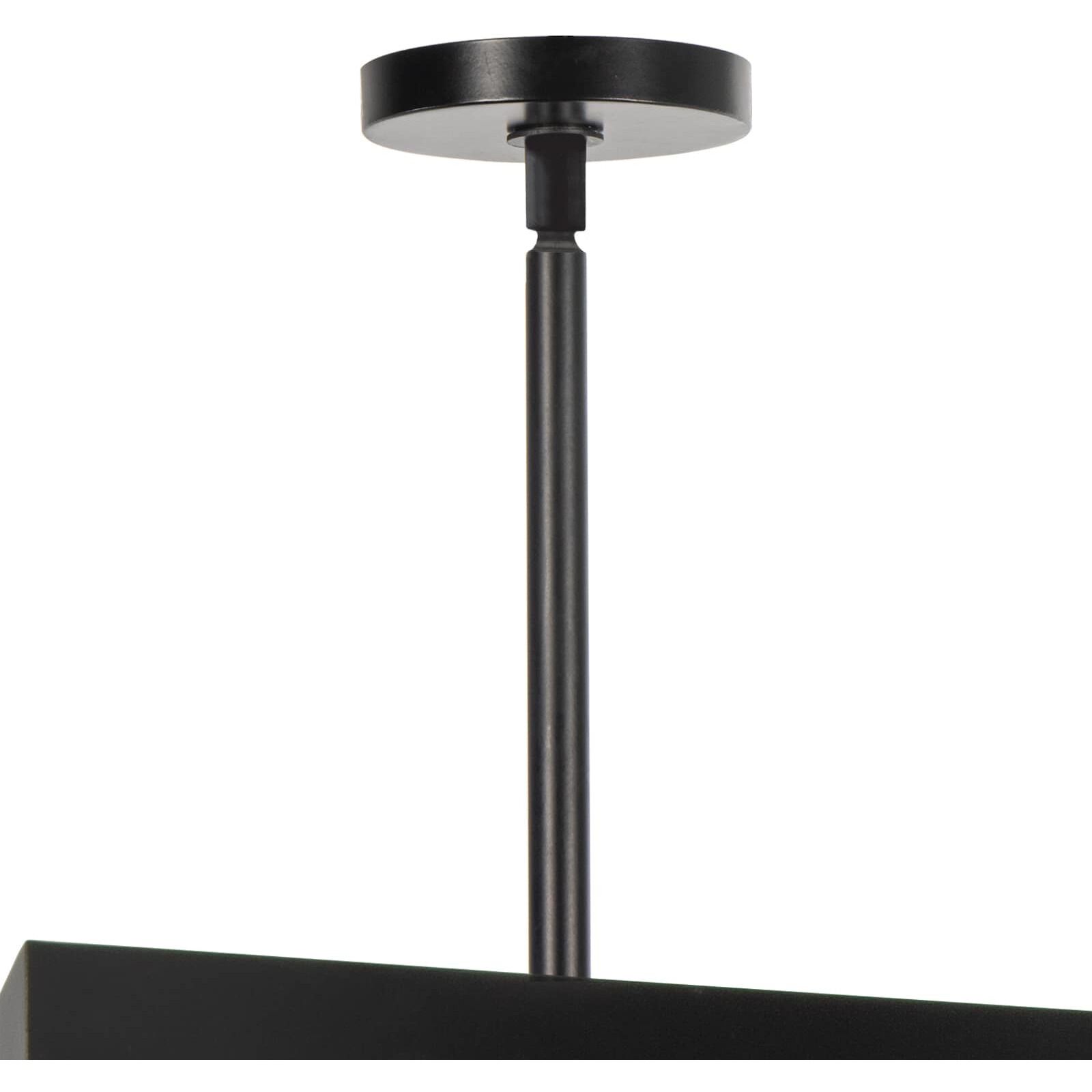 Montecito 1 Light 9 inch Black Outdoor Ceiling Lantern, Small