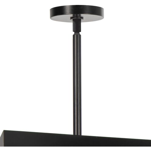 Montecito 1 Light 9 inch Black Outdoor Ceiling Lantern, Small