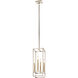 Finet 4 Light 9 inch Polished Nickel Foyer Pendant Ceiling Light