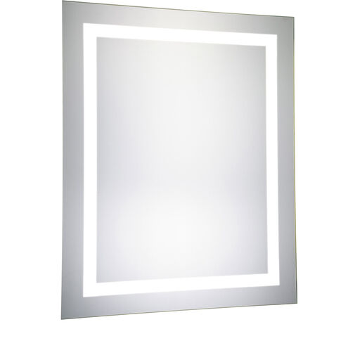 Nova 30 X 24 inch Glossy White Lighted Wall Mirror in 5000K, Dimmable, 5000K, Rectangle, Fog Free