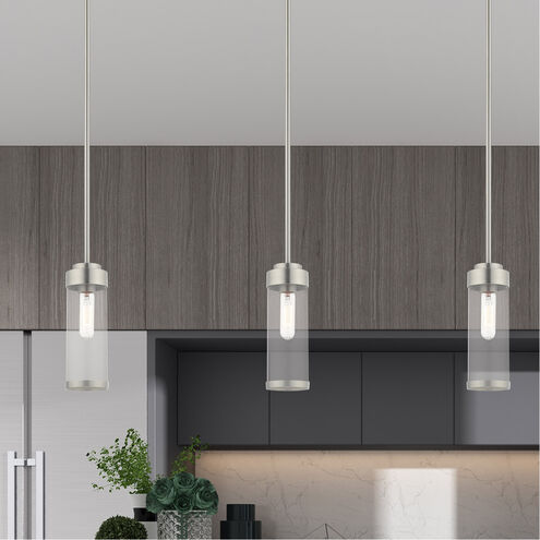 Hillcrest 1 Light 5 inch Brushed Nickel Mini Pendant Ceiling Light