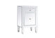 Reflexion 29 X 18 inch White Nightstand