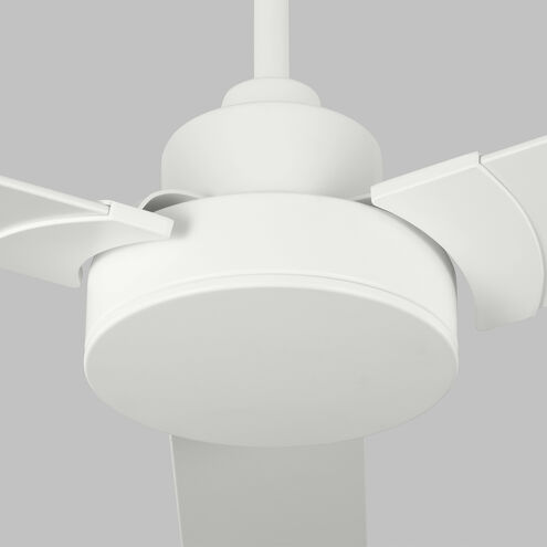 Jovie 52 52 inch Matte White Indoor/Outdoor Ceiling Fan