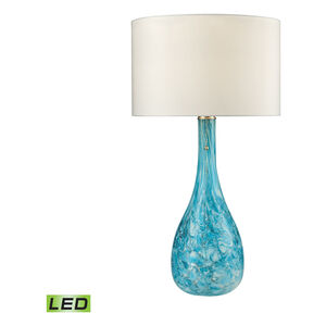 Sapphire 29 inch 9.5 watt Seafoam Green Table Lamp Portable Light in LED, 3-Way