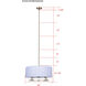 Bonnie 3 Light 24 inch Gold Chandelier Ceiling Light