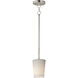 Durham 1 Light 4.5 inch Satin Nickel Single Pendant Ceiling Light