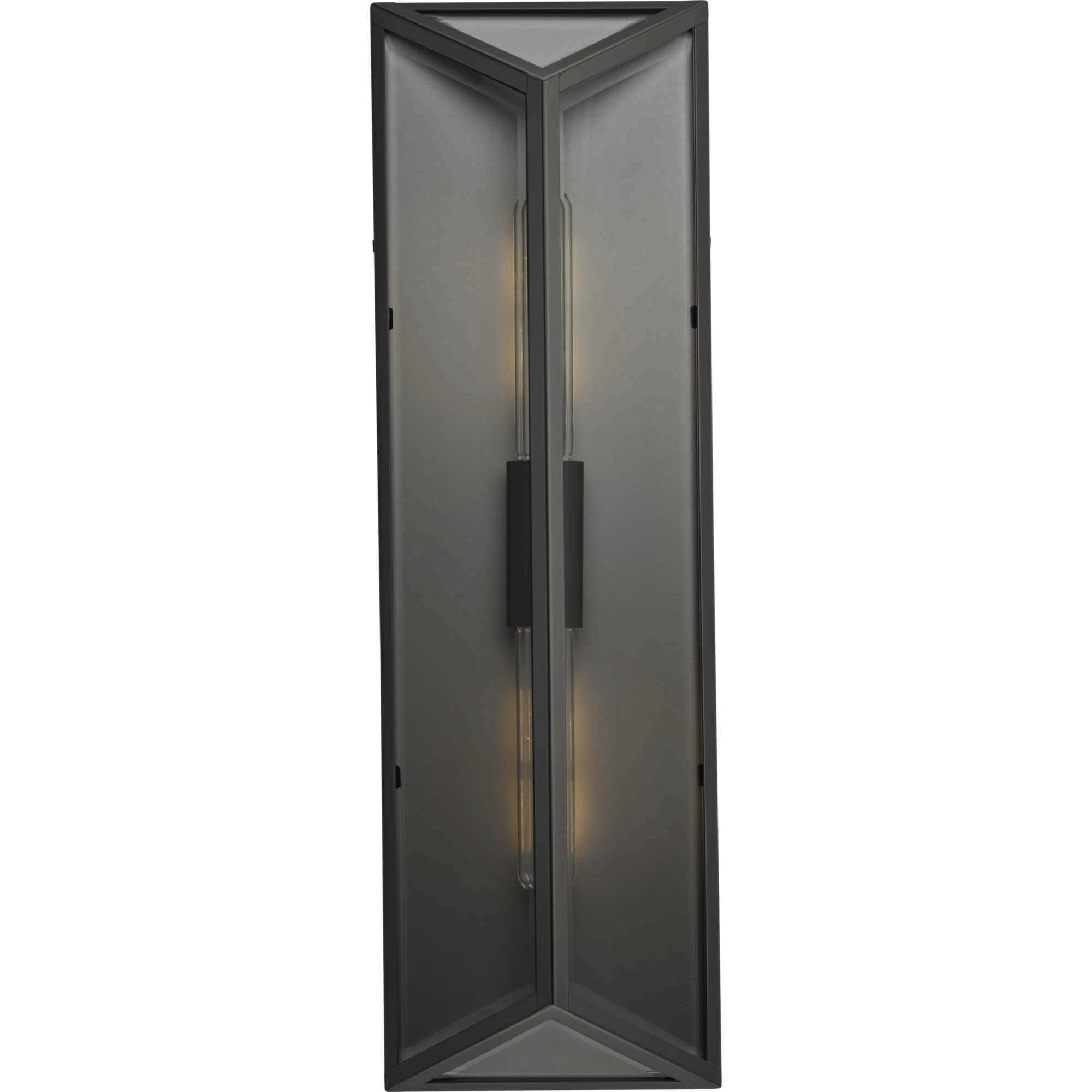 Bristol 2 Light 24 inch Matte Black Outdoor Wall Lantern
