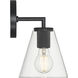 Katie 1 Light 6.25 inch Matte Black Wall Sconce Wall Light