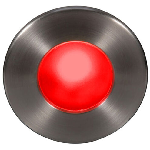 Tyler 120 3.8 watt Brushed Nickel Step and Wall Lighting in Red, WAC Lighting