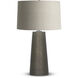 Olympia 29.75 inch 150.00 watt Bronze Table Lamp Portable Light, Finely Ribbed Surface