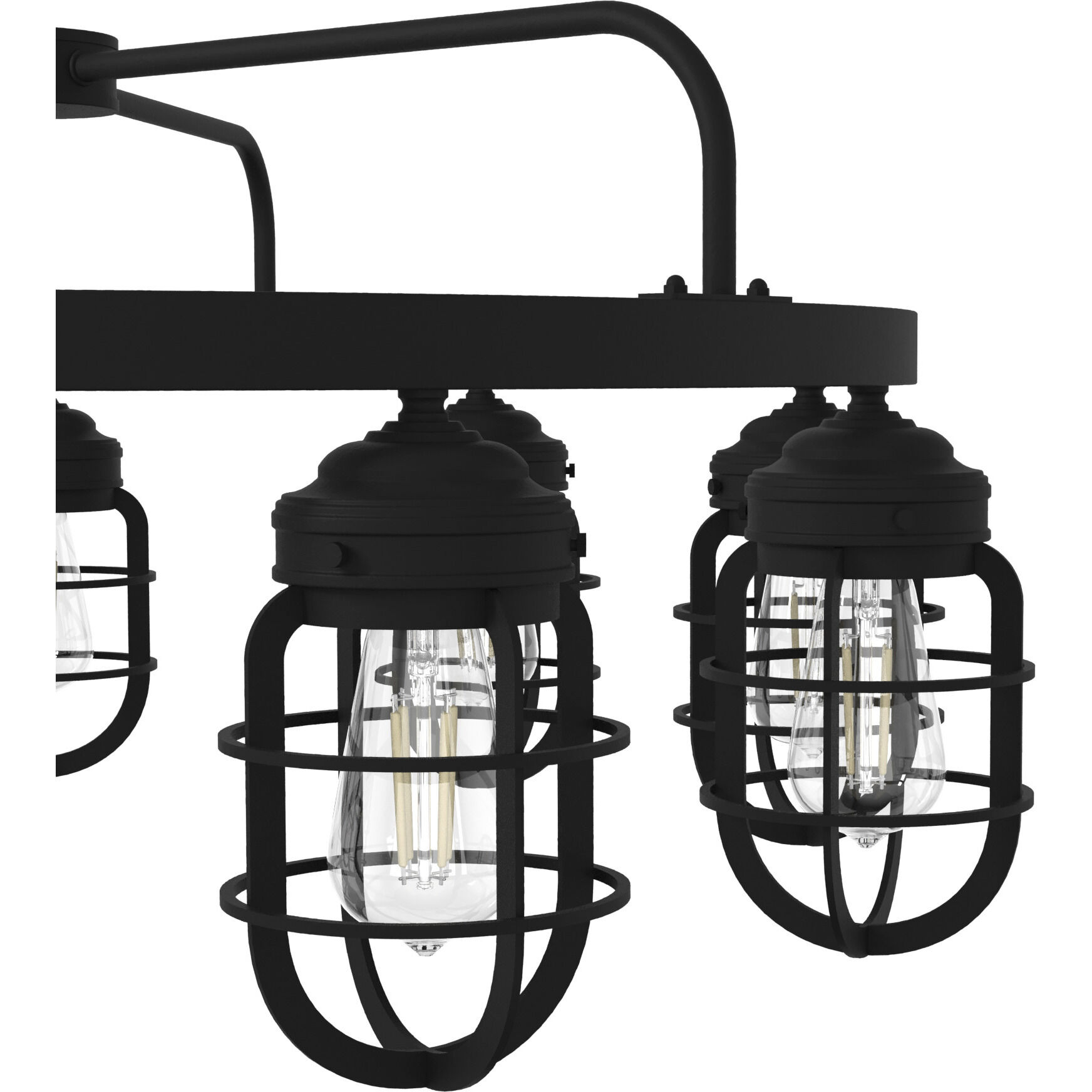 Starklake 9 Light 35 inch Natural Iron Chandelier Ceiling Light