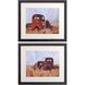 Farmhouse Collection Brown Framed Art