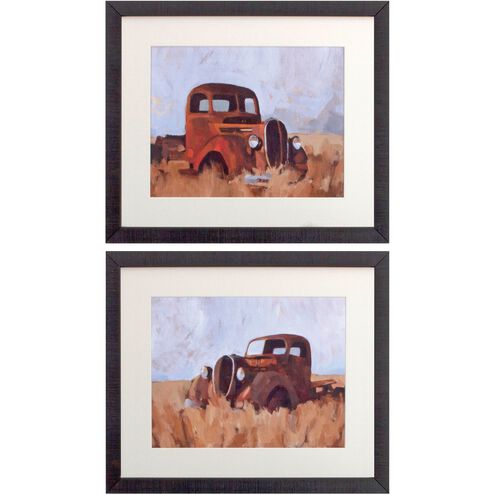 Farmhouse Collection Brown Framed Art