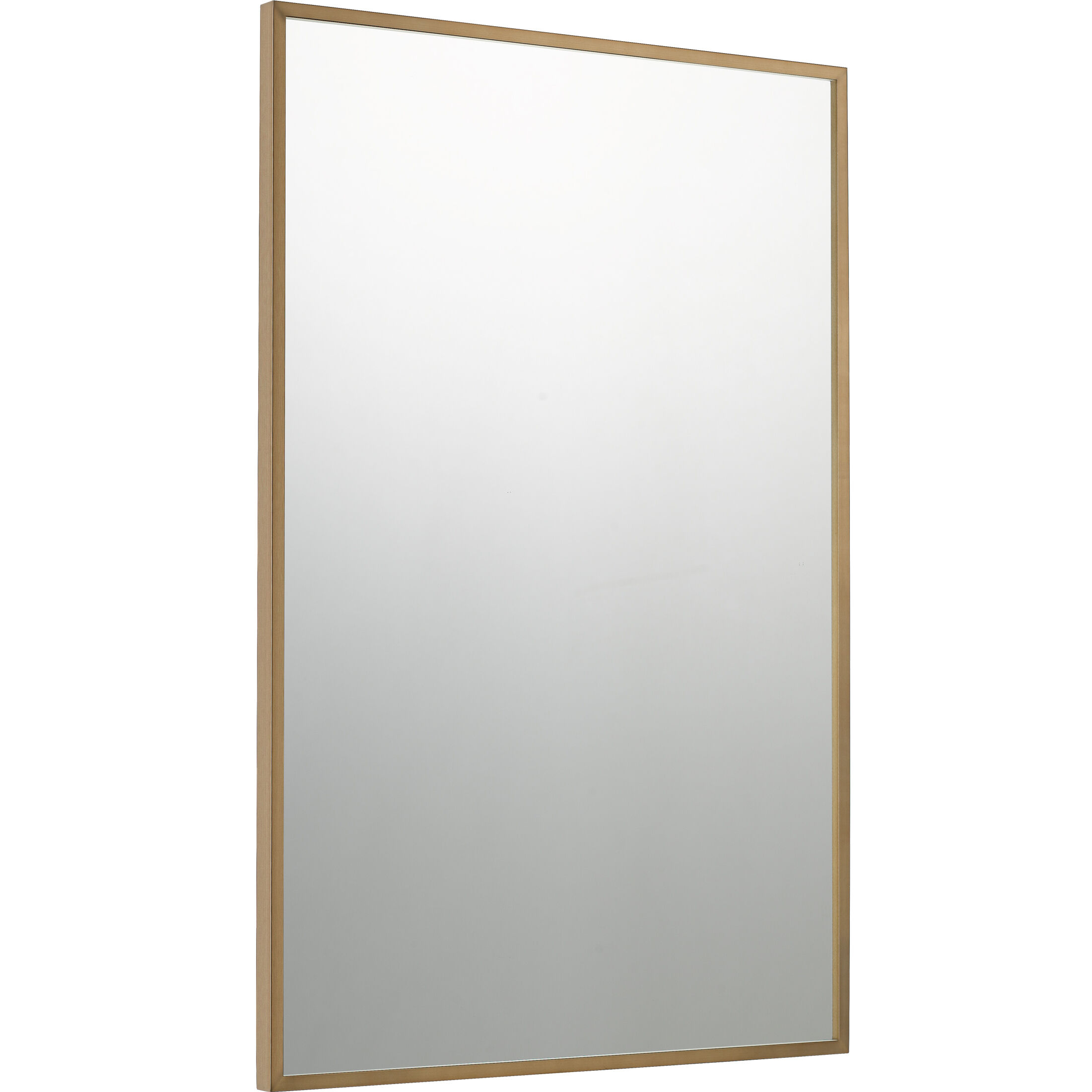 Lockport 36 X 24 inch Antique Brass Mirror