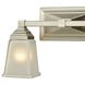 Sinclair 2 Light 15 inch Brushed Nickel Vanity Light Wall Light