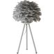 Canada 24 inch 60.00 watt Grey Table Lamp Portable Light